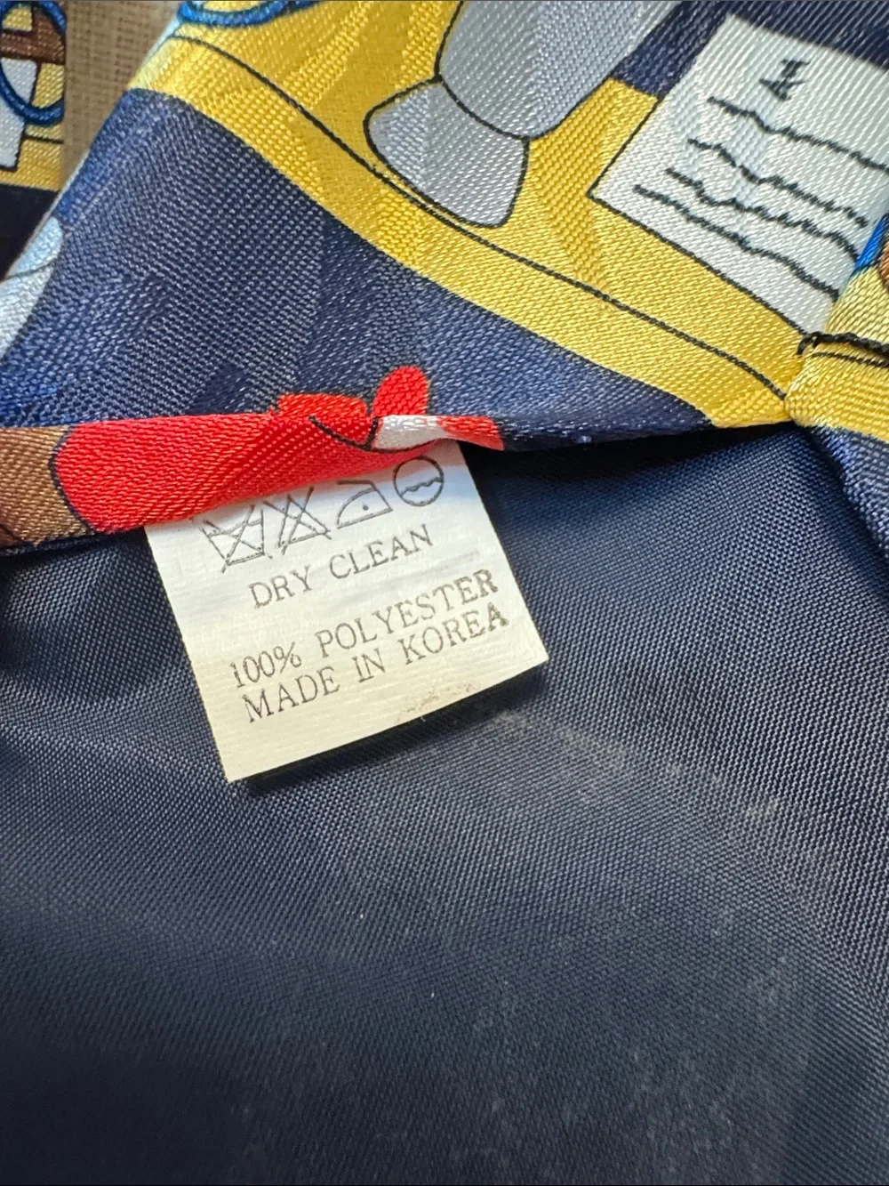 Navy Novelty pharmacy Print Men's Tie